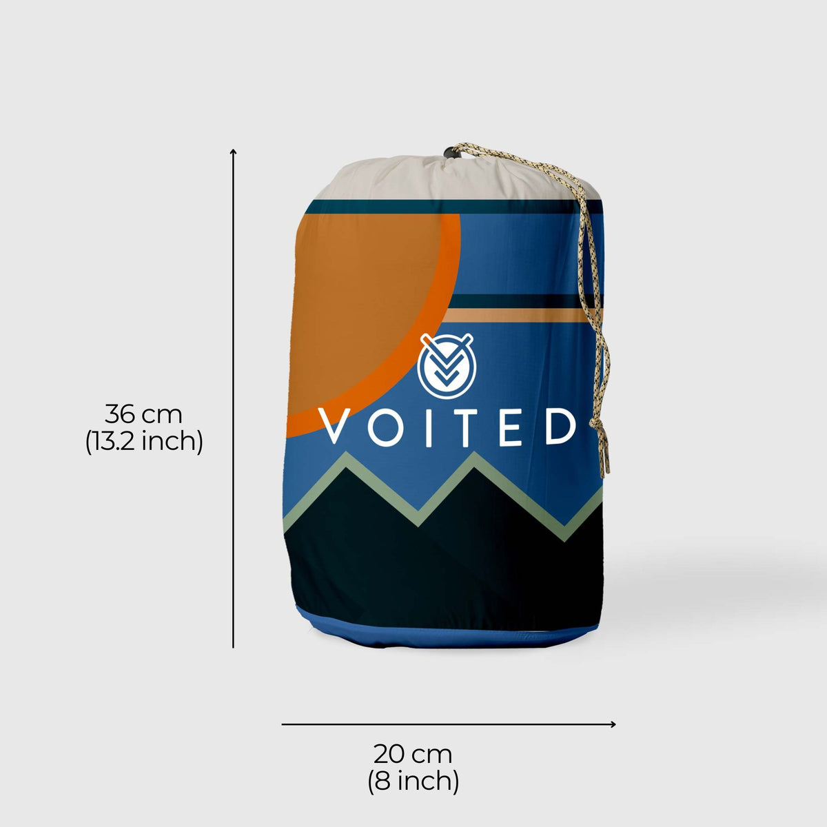 VOITED CloudTouch® Indoor/Outdoor Camping Blanket - Blue Hour