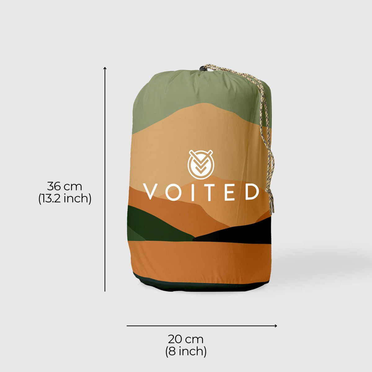 VOITED CloudTouch® Indoor/Outdoor Camping Blanket -Jasper / Tree Green