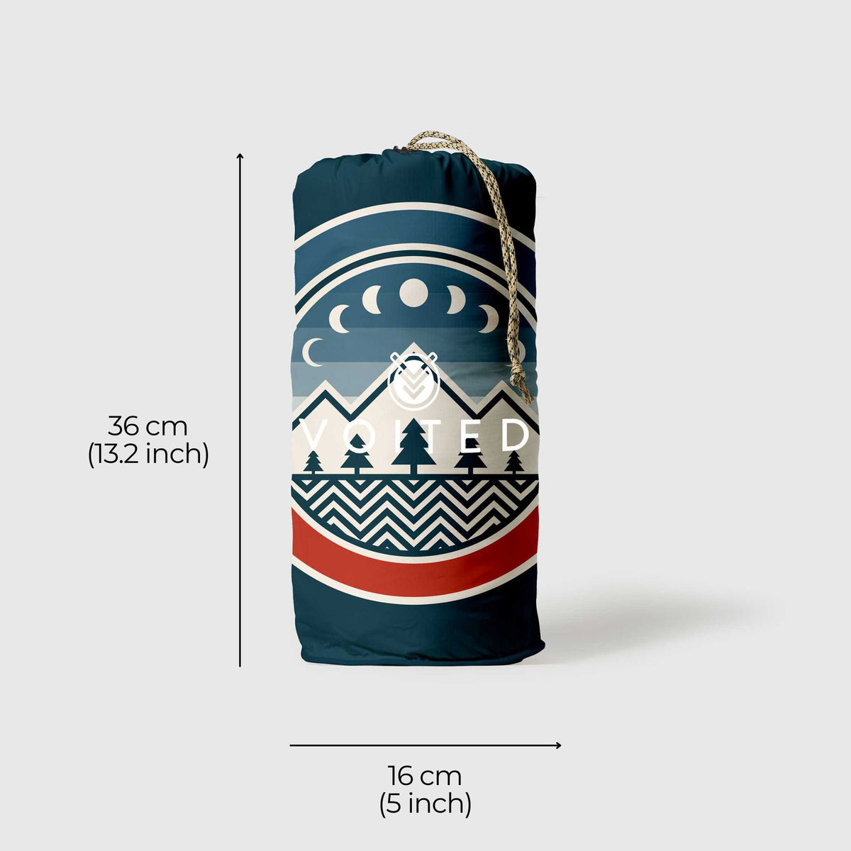 VOITED Recycled Ripstop Outdoor Camping Blanket - Camp Vibes Two