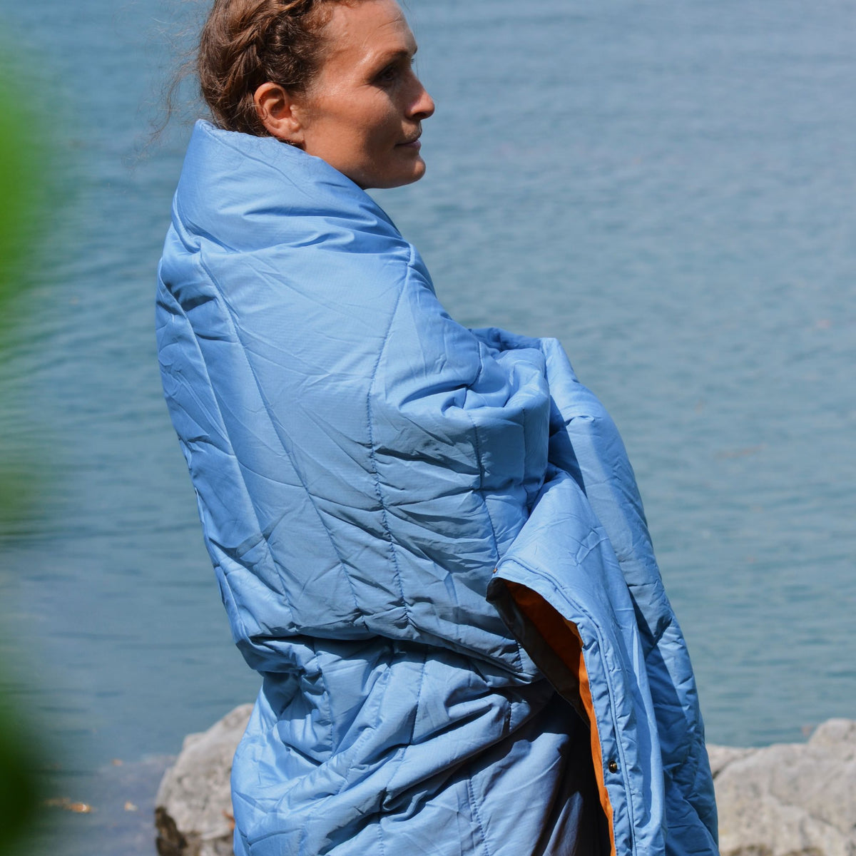 VOITED Recycled Ripstop Outdoor Camping Blanket - Mountain Spring/Sundial