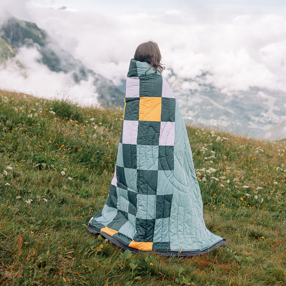 VOITED Slumber Zip Sack Blanket - Cheeckers