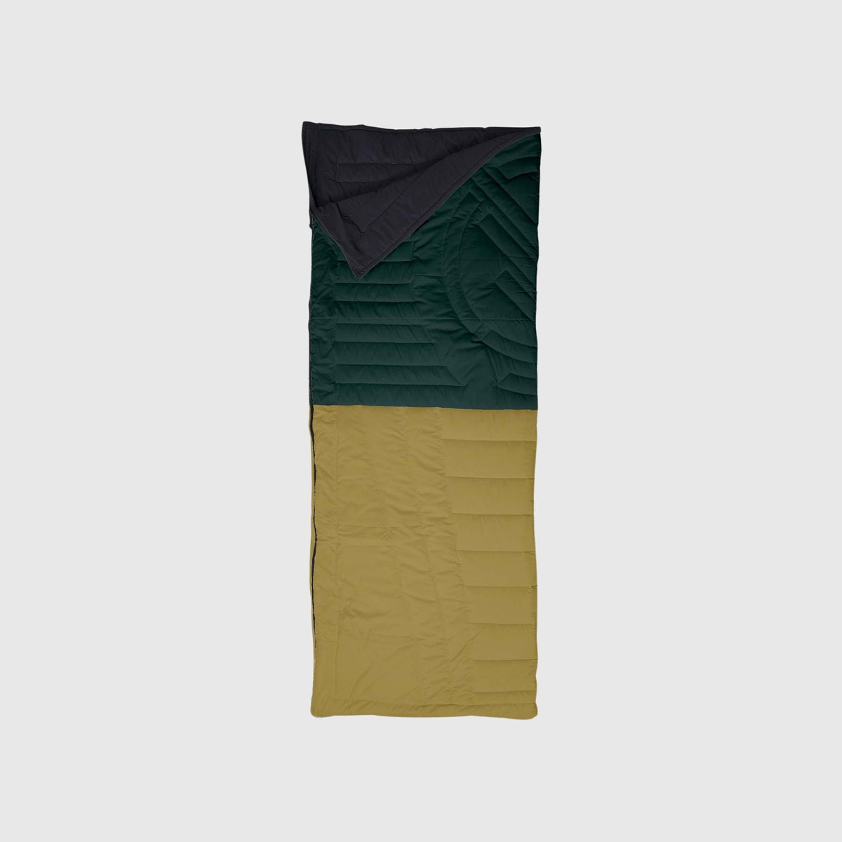 VOITED Slumber Zip Sack Blanket - Green Gables / Dusty Sand