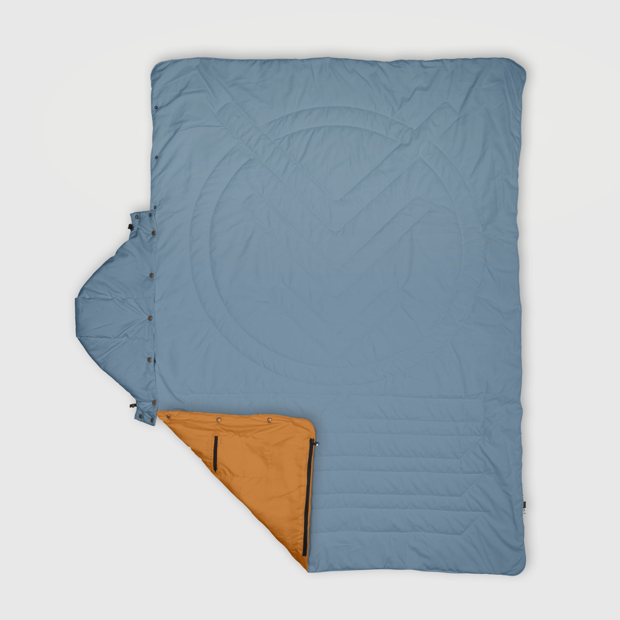 1TG Tactical Couverture De Camping 4 En 1 - Sac De Couchage, Cape, Couverture D'Urgence Isotherme