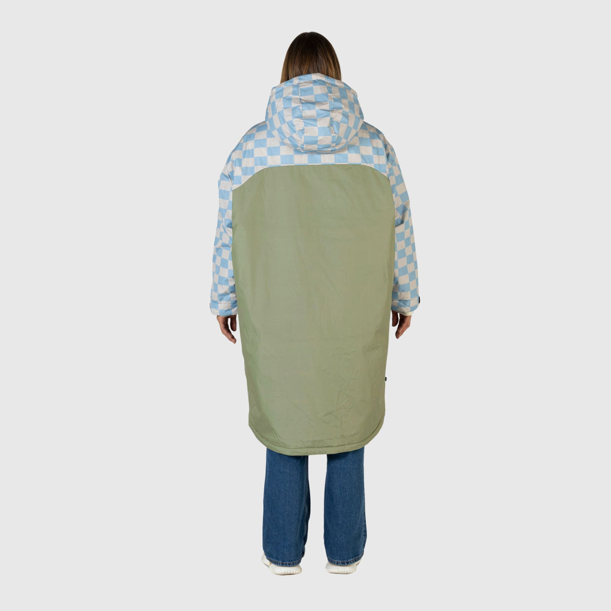 VOITED 3rd Edition Outdoor Change Robe & Drycoat for Surfing, Camping, Vanlife & Wild Swimming - Blue Dancer