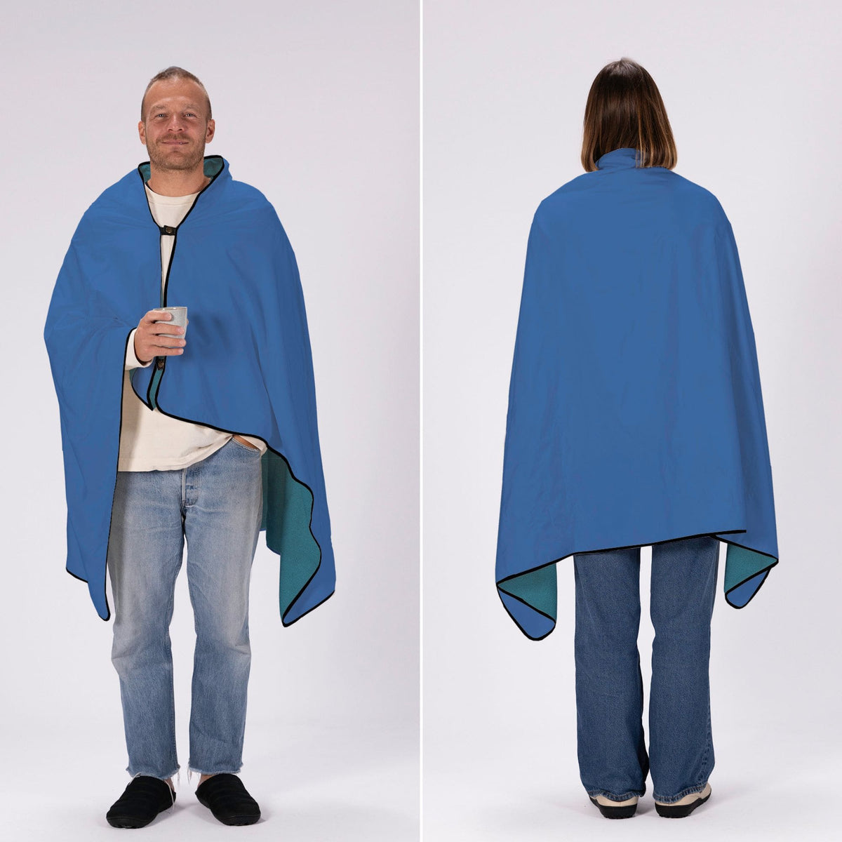 VOITED NeckPack Travel Blanket - Waterfall