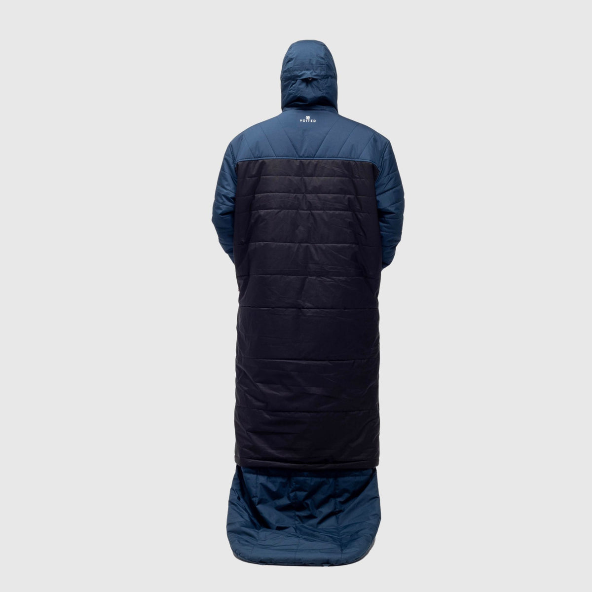VOITED Premium Slumber Jacket for Camping, Vanlife & Indoor - Navy / Black / Navy