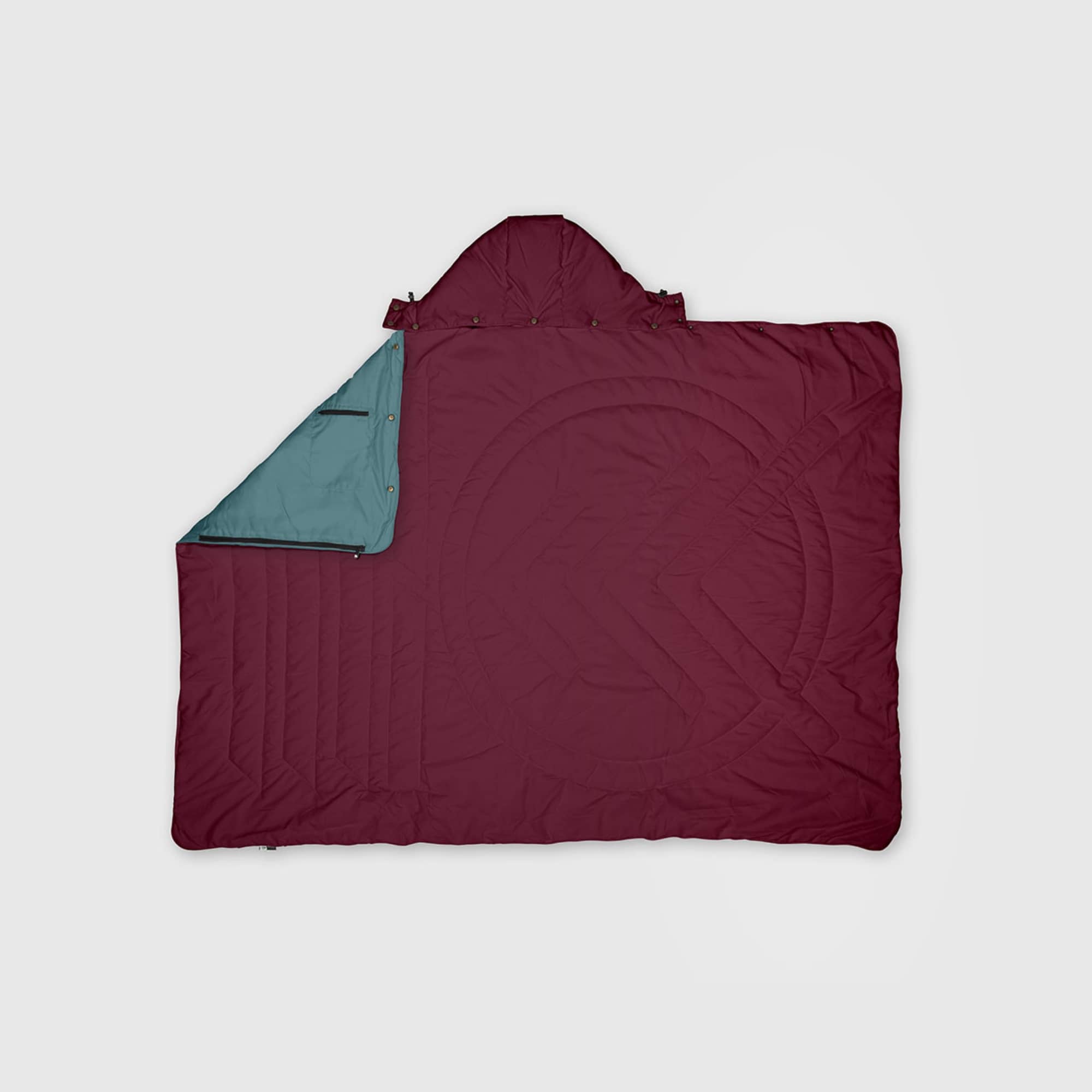 VOITED Recycled Ripstop Travel Blanket Cardinal / Arctic VOITED FR