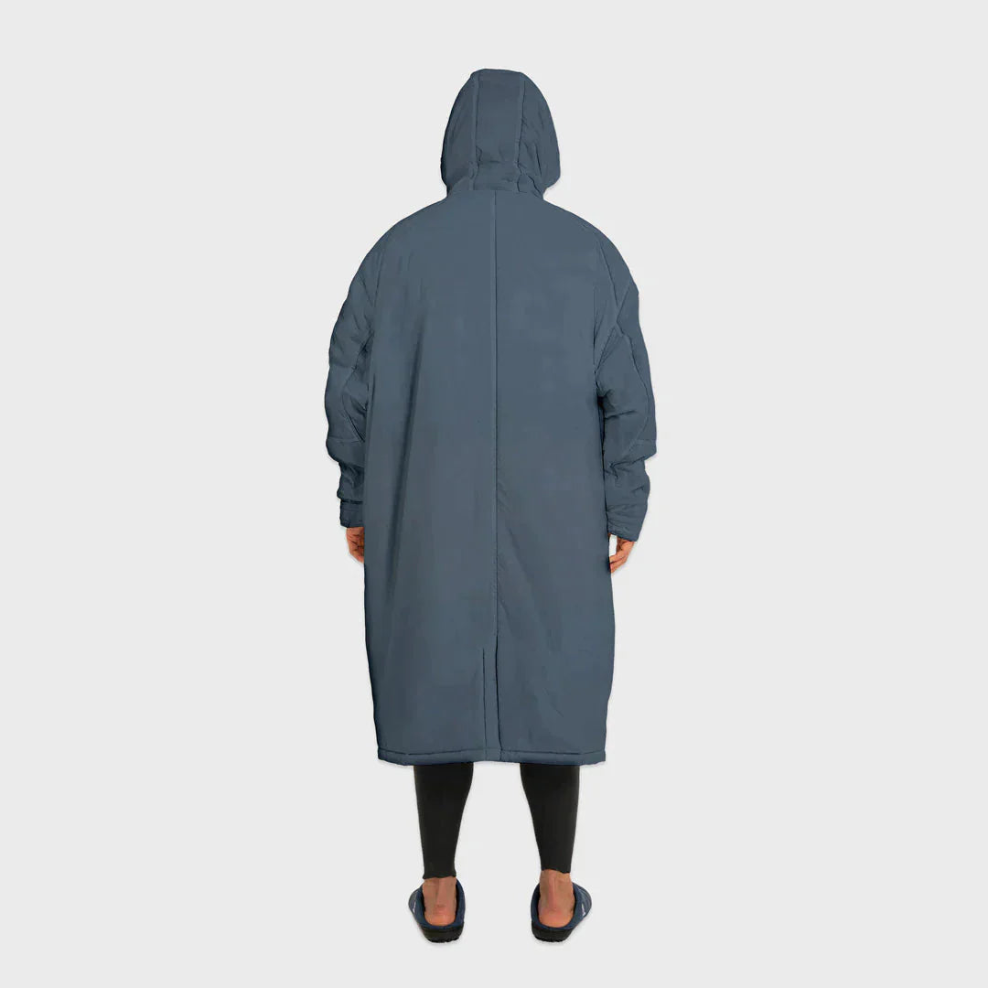 VOITED Original Outdoor Change Robe & Drycoat for Surfing, Camping, Vanlife & Wild Swimming  - Marsh Grey
