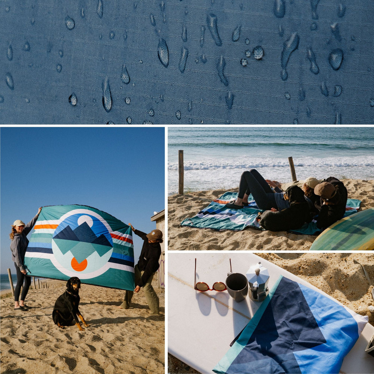VOITED Compact Picnic & Beach Blanket  - Luna Creek