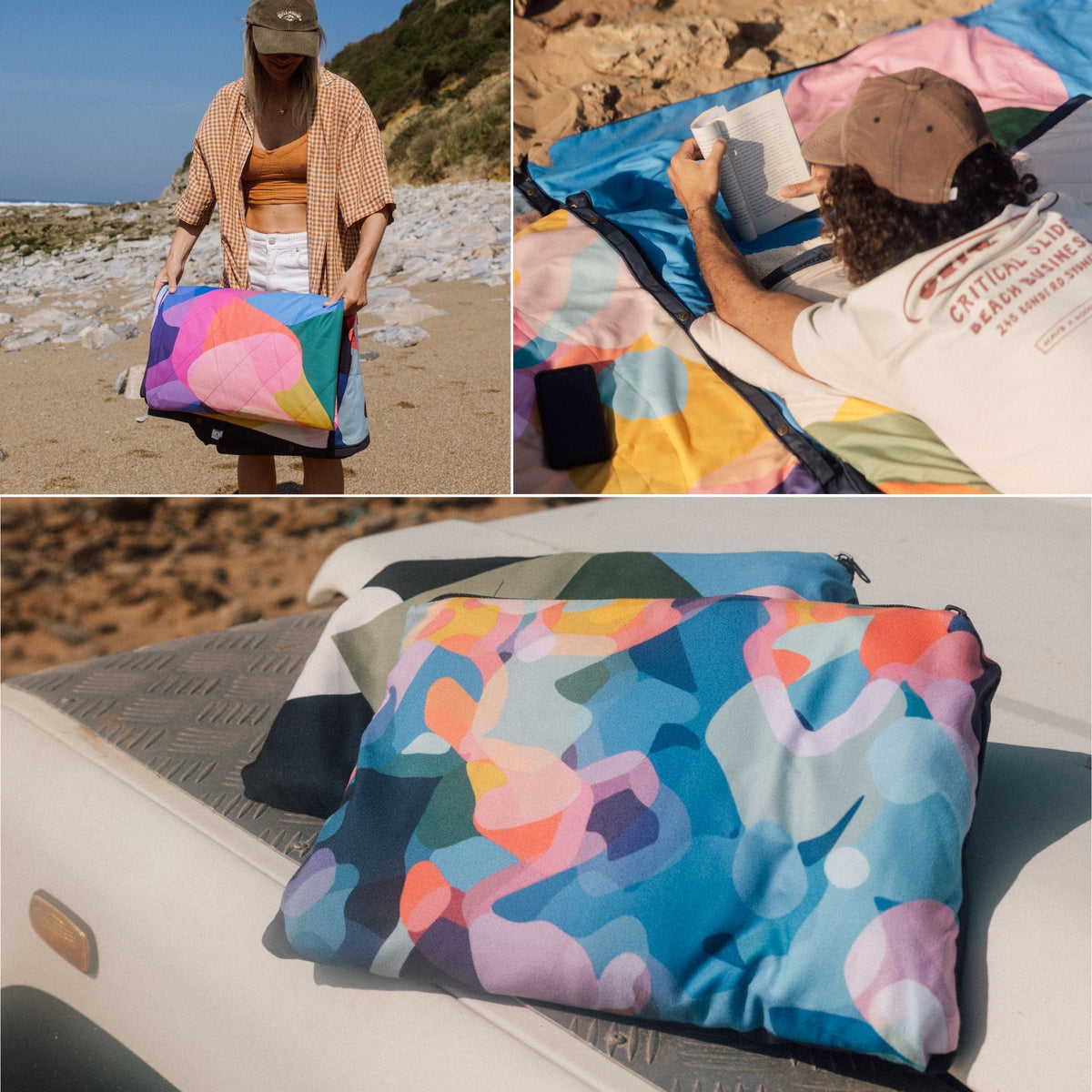VOITED Compact Picnic & Beach Blanket  - Beyond Real