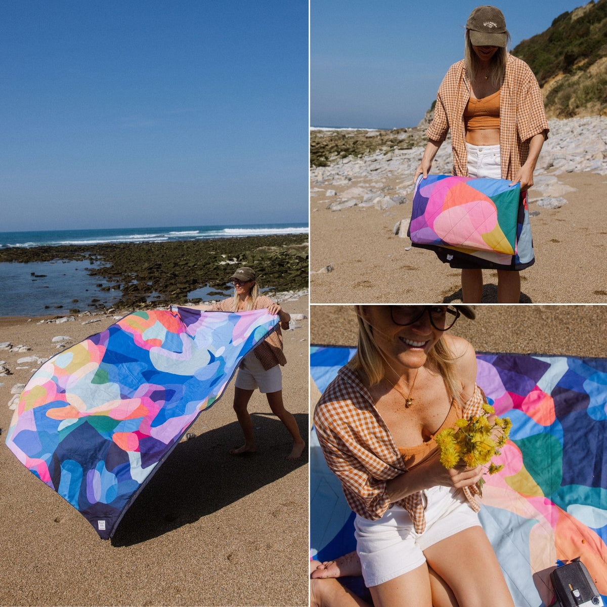 VOITED Compact Picnic & Beach Blanket  - Beyond Real