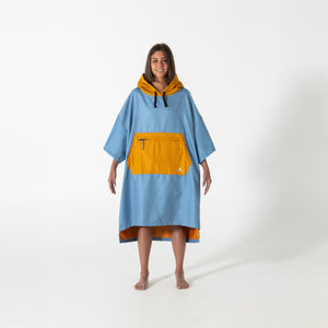 VOITED Micro Fleece Poncho - Mountain Spring/Sundial