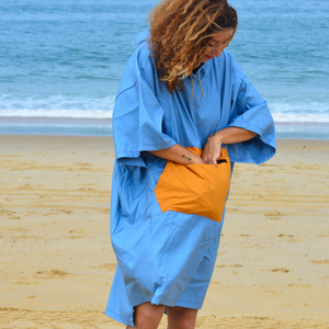 VOITED Micro Fleece Poncho - Mountain Spring/Sundial