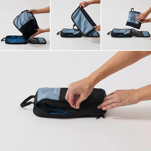 VOITED Travel Packing Cubes - Mountain Spring/Blue Steel