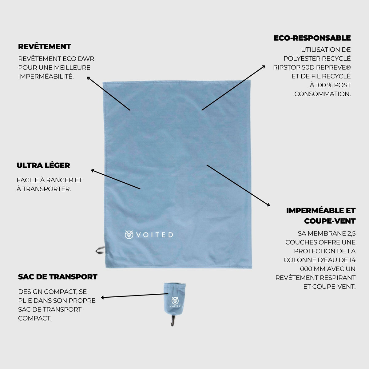 VOITED Pocket Dry Mat - Mountain Spring