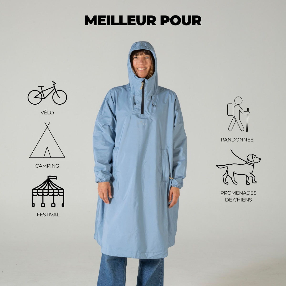 Poncho de Pluie Enfant – Imperméable & Coloré | Hello Hossy® Officiel Poncho de Pluie Enfant – Imperméable & Coloré | Hello Hossy® Officiel