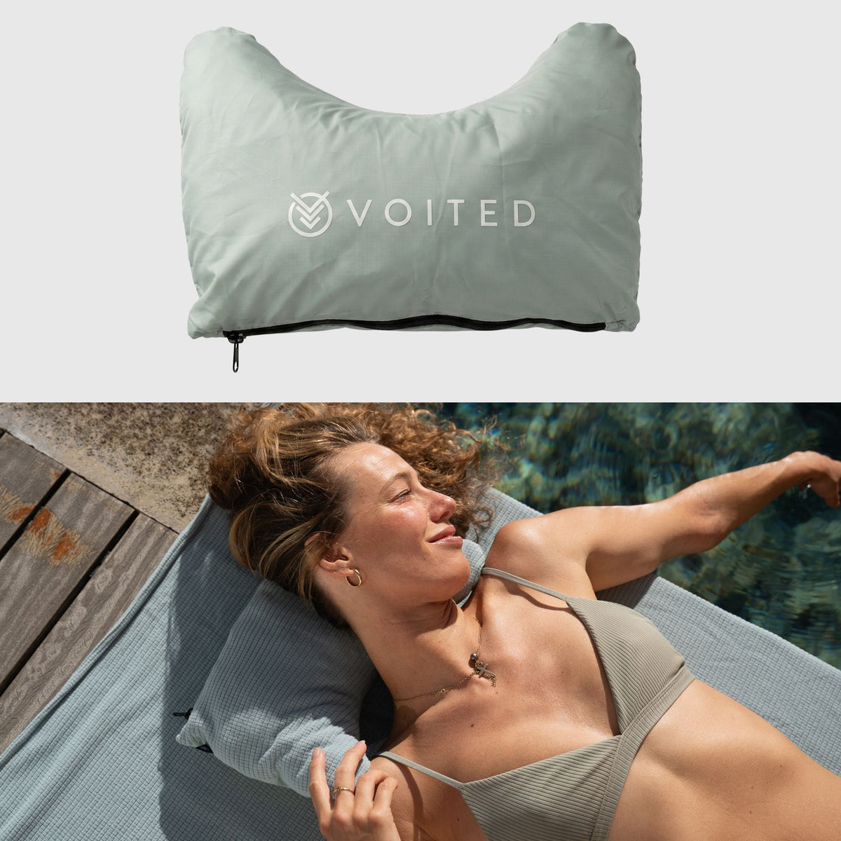 VOITED Beach Towel - Eucalyptus