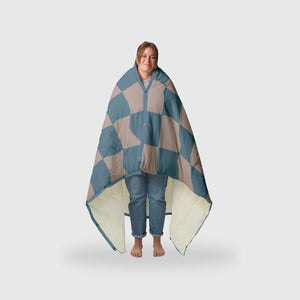 VOITED CloudTouch® Indoor/Outdoor Camping Blanket - Blue Dancer