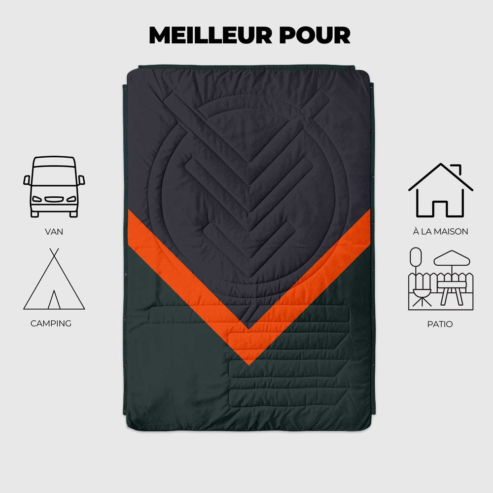 VOITED CloudTouch® Indoor/Outdoor Camping Blanket - Cabin