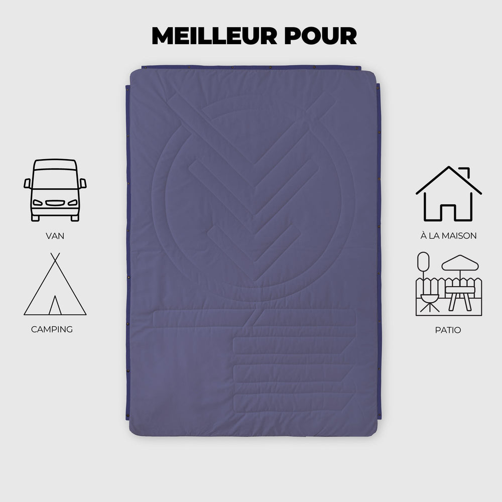 VOITED CloudTouch® Indoor/Outdoor Camping Blanket - Future Dusk