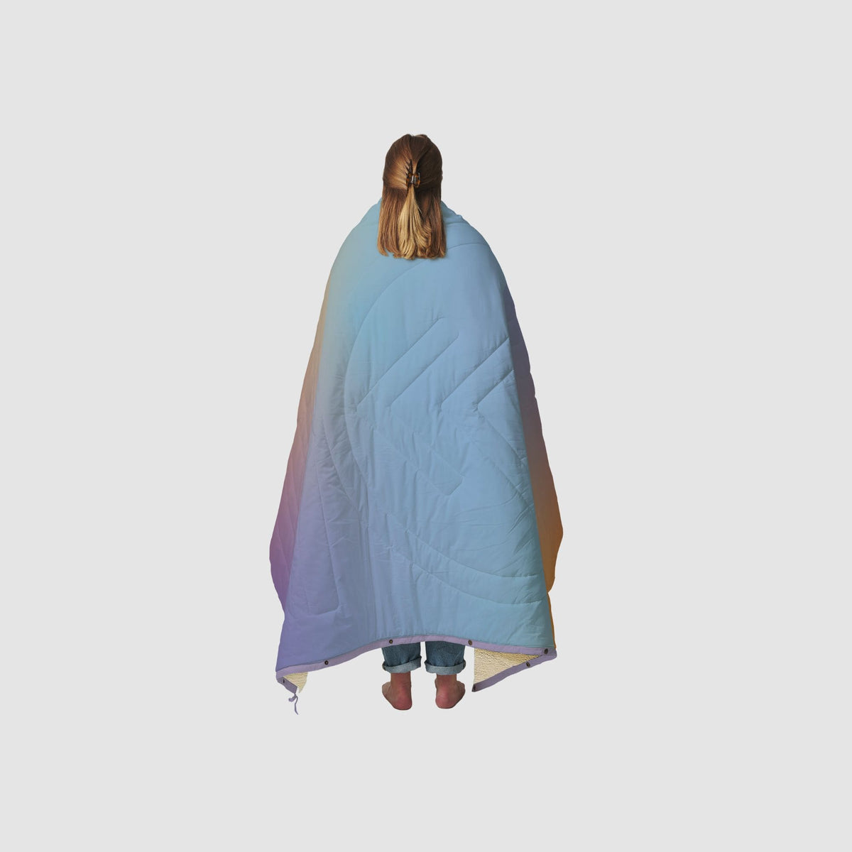 VOITED CloudTouch® Indoor/Outdoor Camping Blanket - Fuzzy Sunset