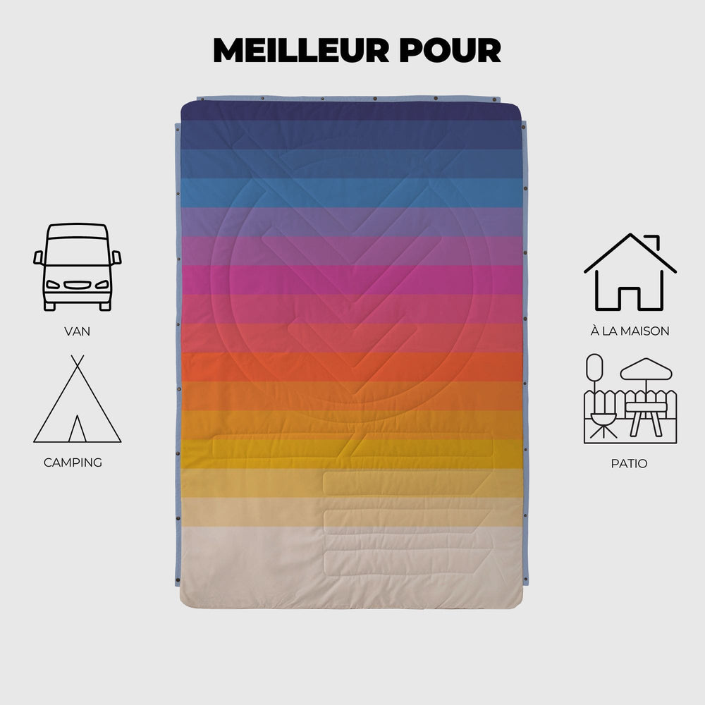 VOITED CloudTouch® Indoor/Outdoor Camping Blanket - Ocean Breeze