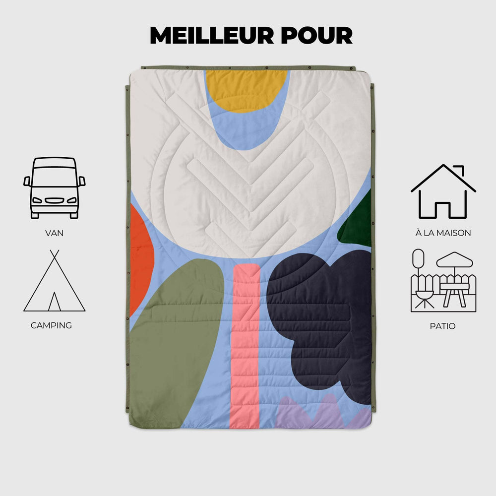 VOITED CloudTouch® Indoor/Outdoor Camping Blanket - Playtime