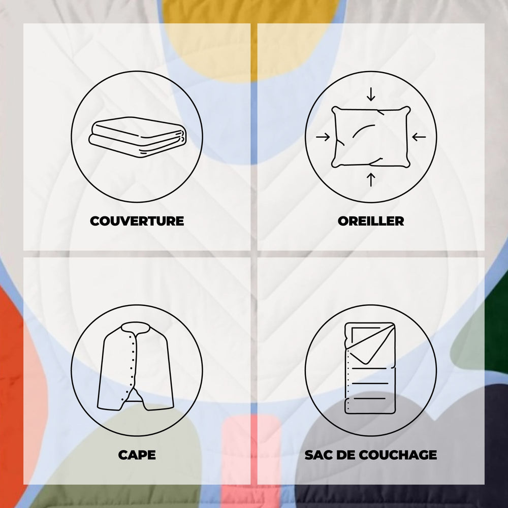 VOITED CloudTouch® Indoor/Outdoor Camping Blanket - Playtime