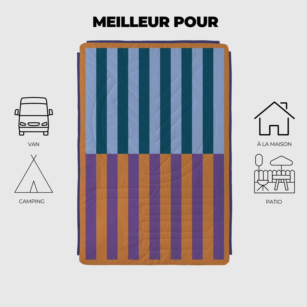 VOITED CloudTouch® Indoor/Outdoor Camping Blanket - Poolside