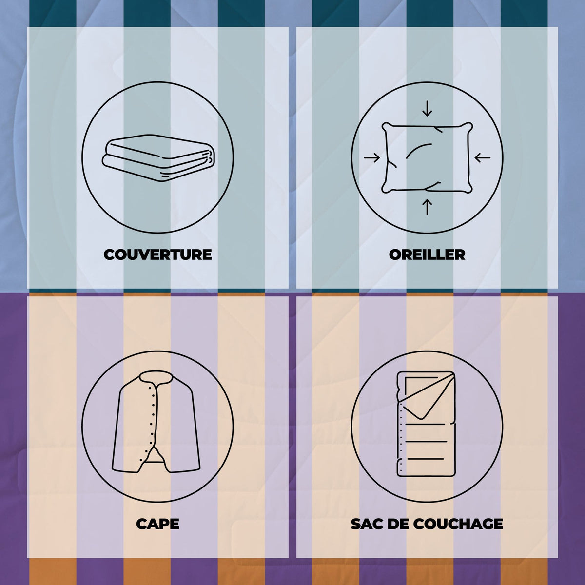 VOITED CloudTouch® Indoor/Outdoor Camping Blanket - Poolside