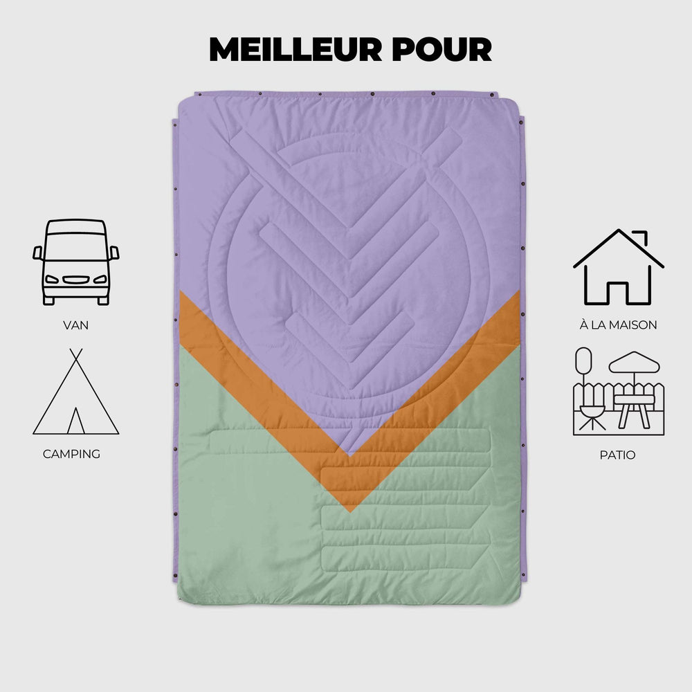 VOITED CloudTouch® Indoor/Outdoor Camping Blanket - Spring Break