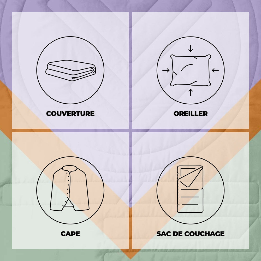 VOITED CloudTouch® Indoor/Outdoor Camping Blanket - Spring Break