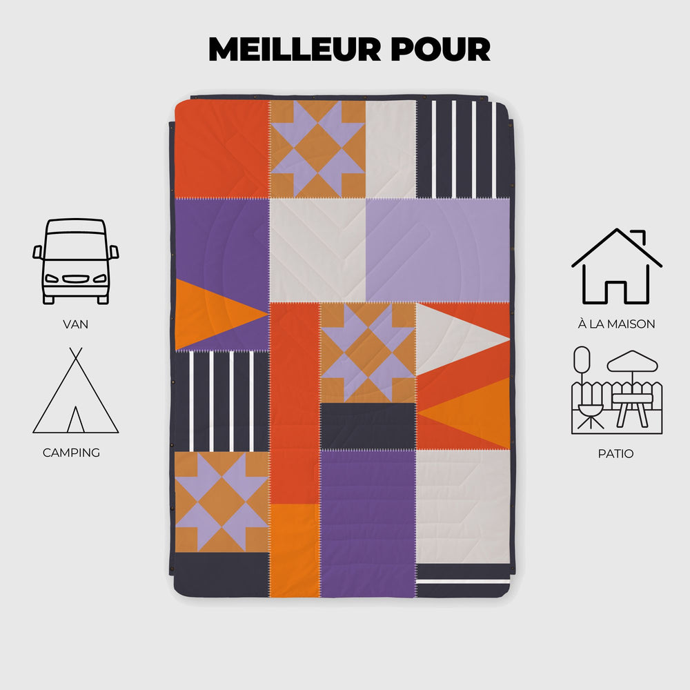 VOITED CloudTouch® Indoor/Outdoor Camping Blanket - Starry Night