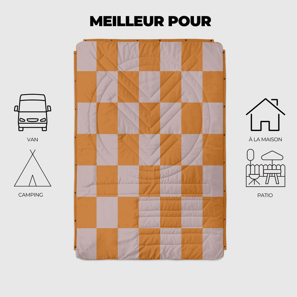 VOITED CloudTouch® Indoor/Outdoor Camping Blanket - Suns Out