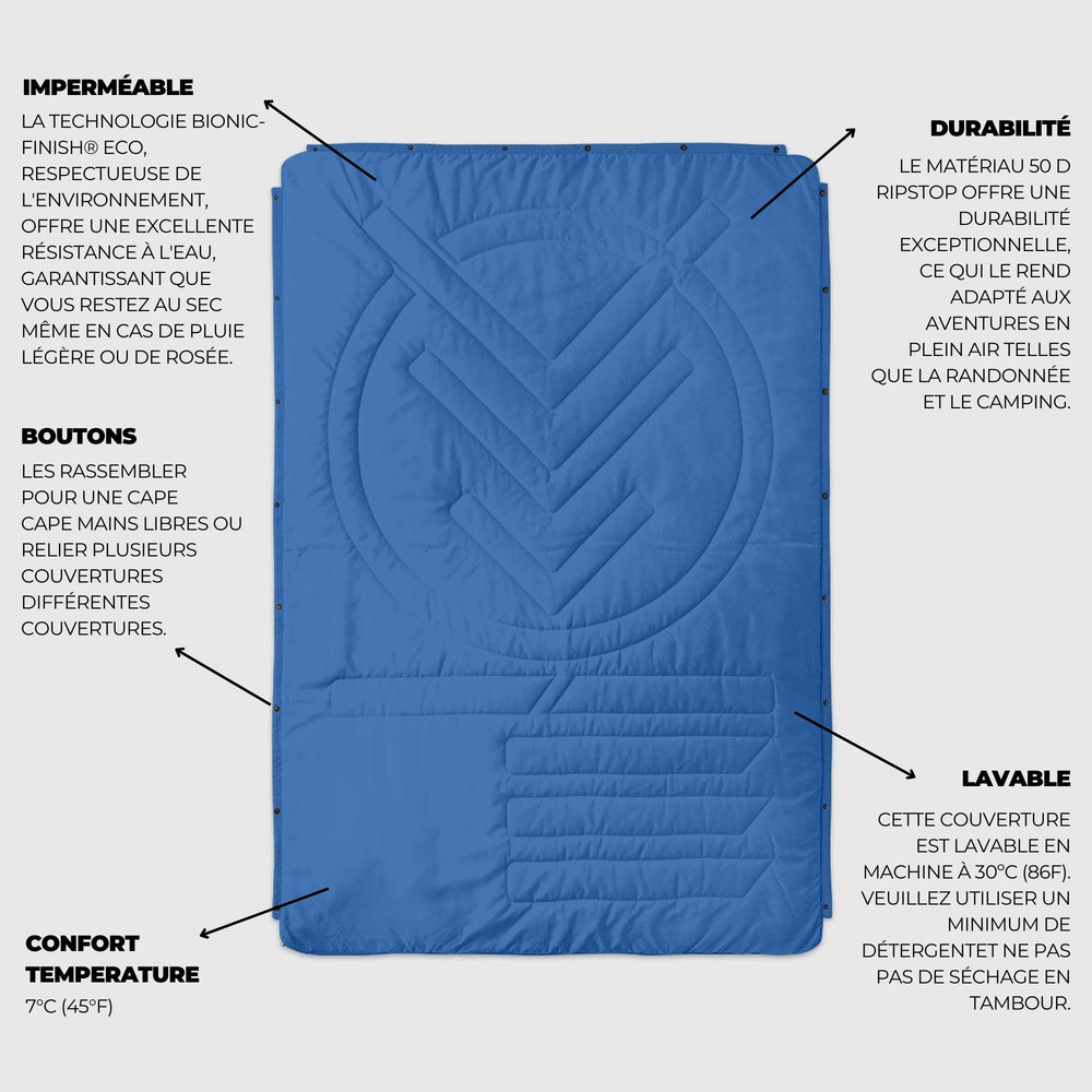 VOITED CloudTouch® Indoor/Outdoor Camping Blanket -Waterfall