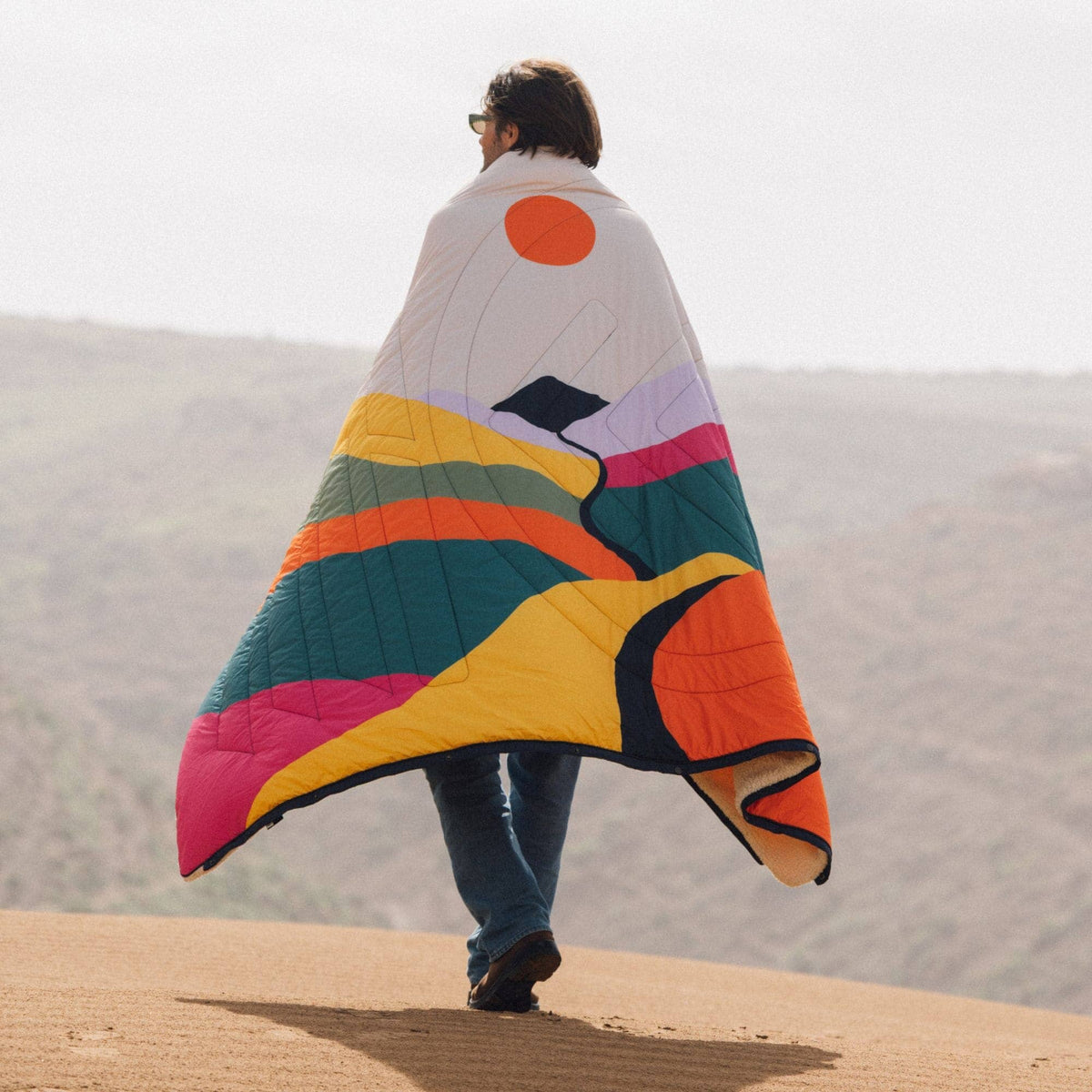 VOITED CloudTouch® Indoor/Outdoor Camping Blanket - Mystic Ridge Blankets VOITED 