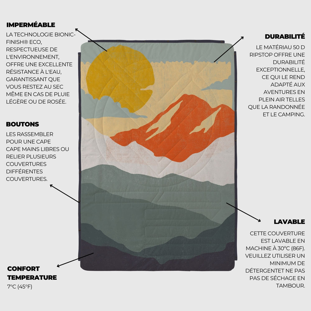 VOITED CloudTouch® Indoor/Outdoor Camping Blanket - Nomadnext