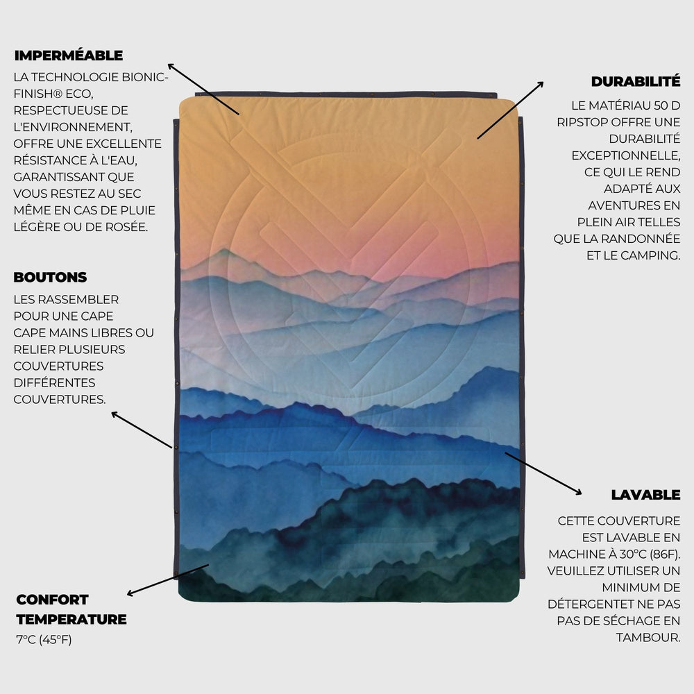 VOITED CloudTouch® Indoor/Outdoor Camping Blanket - Nomadsland