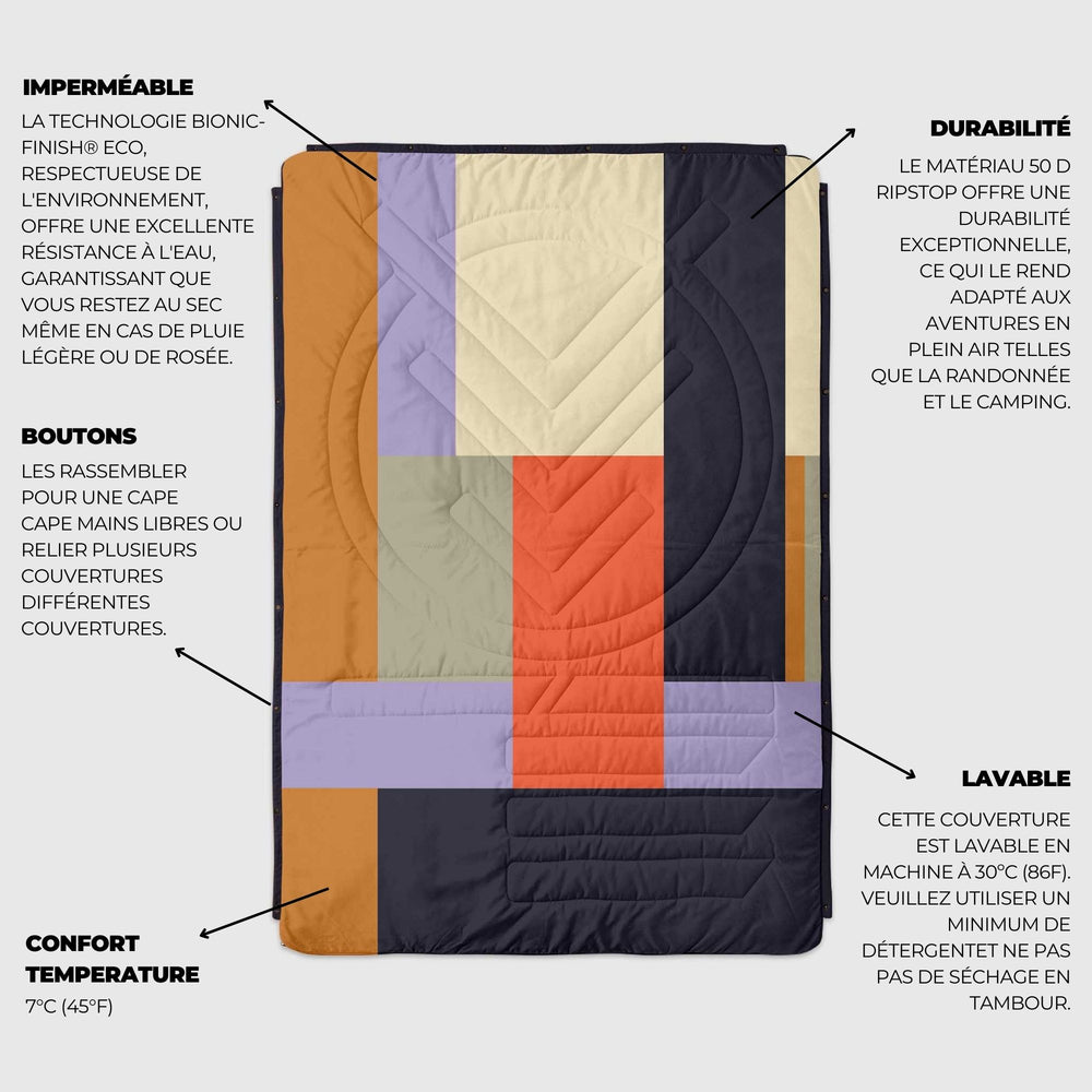 VOITED CloudTouch® Indoor/Outdoor Camping Blanket - Patch