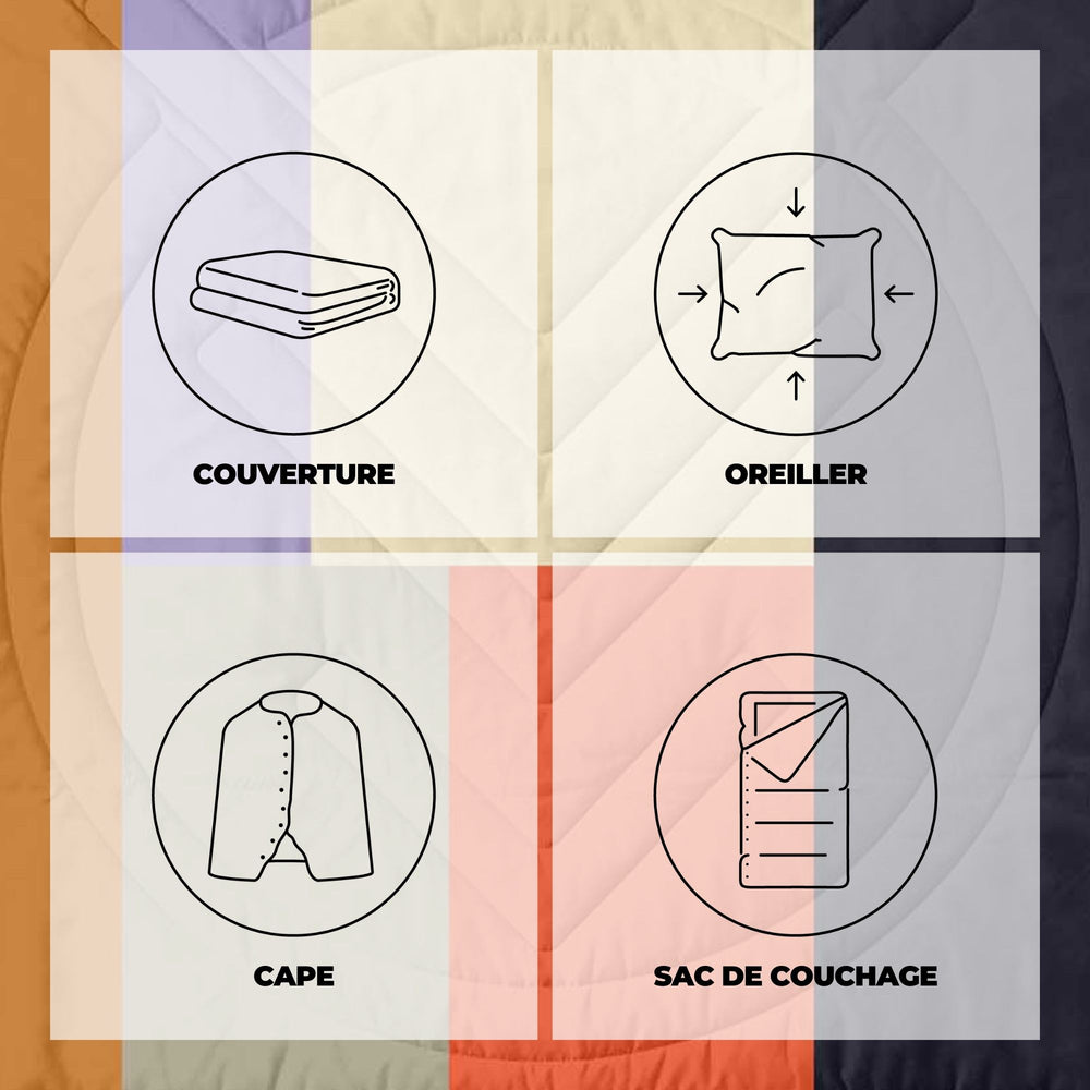 VOITED CloudTouch® Indoor/Outdoor Camping Blanket - Patch