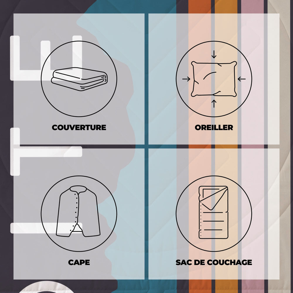 VOITED CloudTouch® Indoor/Outdoor Camping Blanket - Peaks