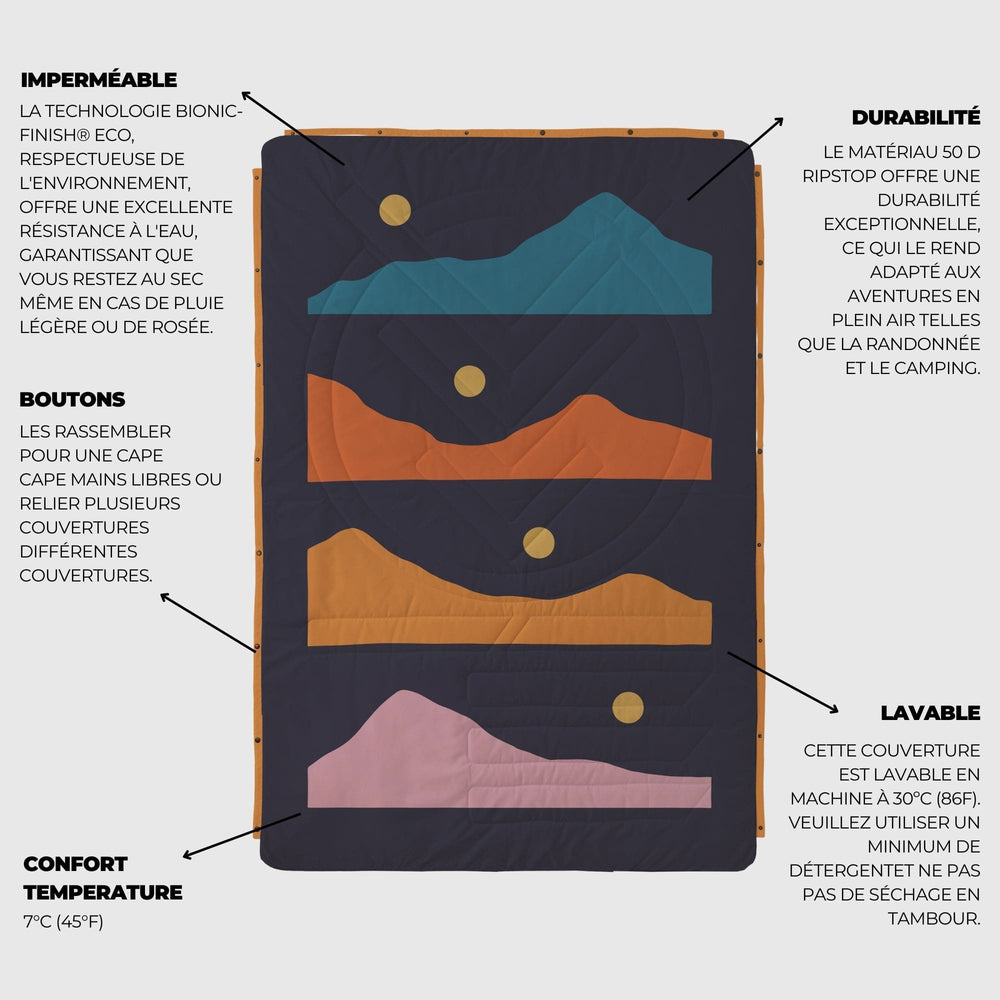 VOITED CloudTouch® Indoor/Outdoor Camping Blanket - Trailtrekker