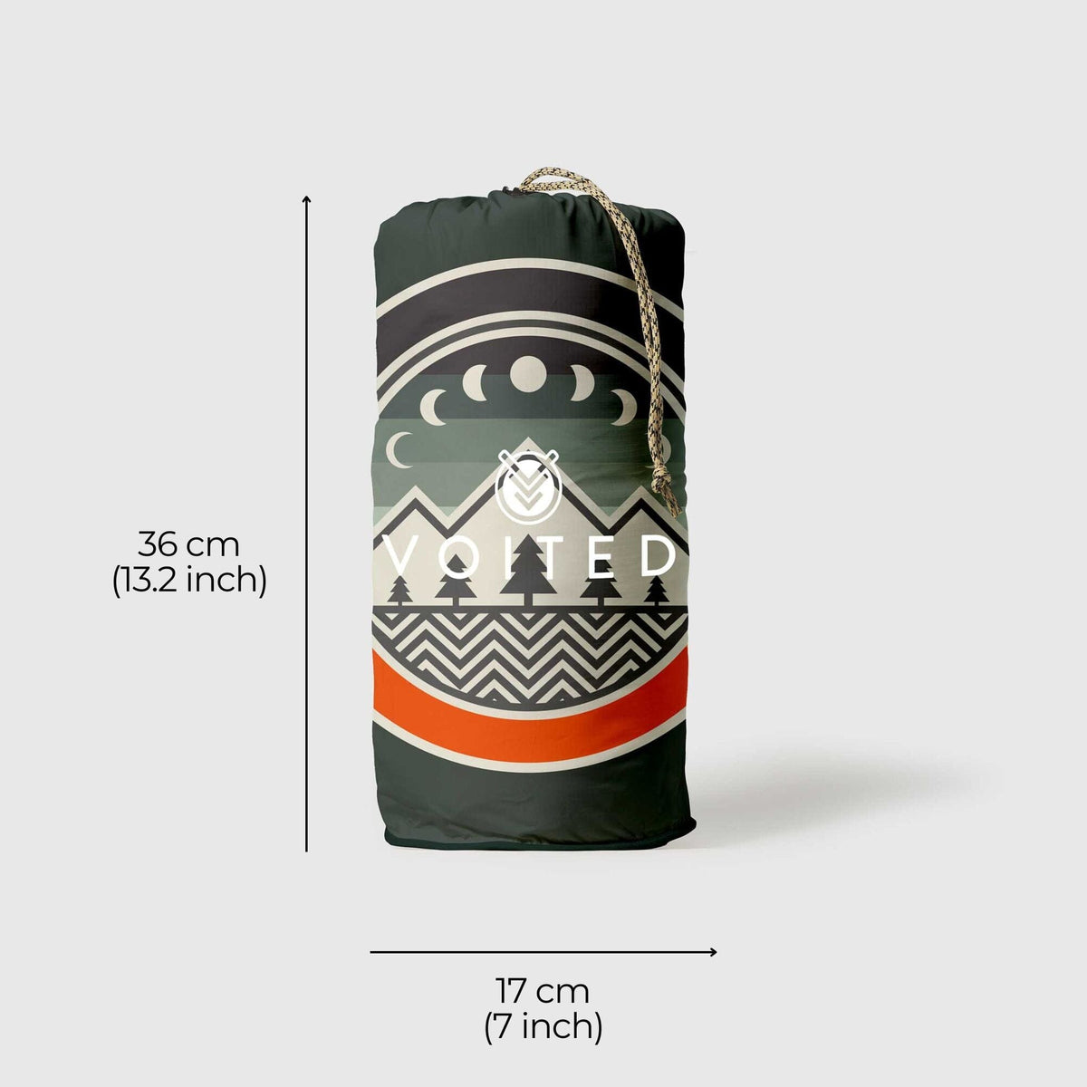 VOITED Fleece Outdoor Camping Blanket - Camp Vibes / Greengabel Blankets VOITED 