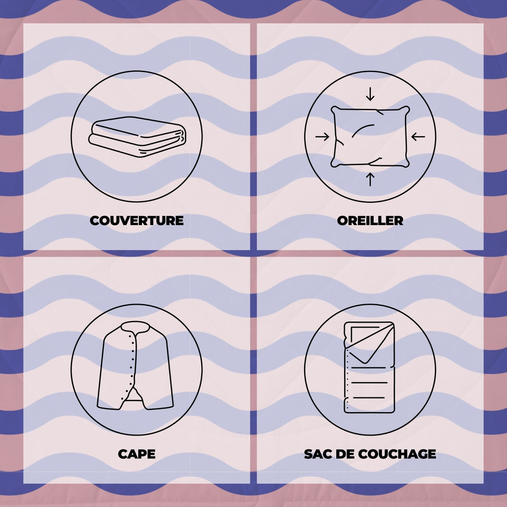 VOITED Fleece Outdoor Camping Blanket - Breezy