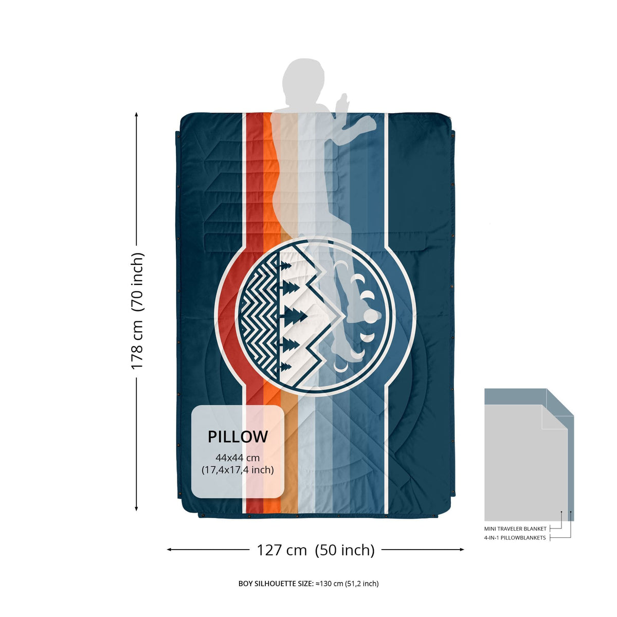 VOITED Little Roamer Fleece  Blanket - Beyond Real