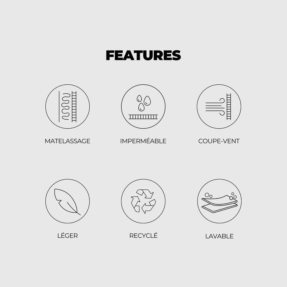 VOITED Mini Traveler Cream Indoor / Outdoor Camping Blanket - Camp Vibes Two