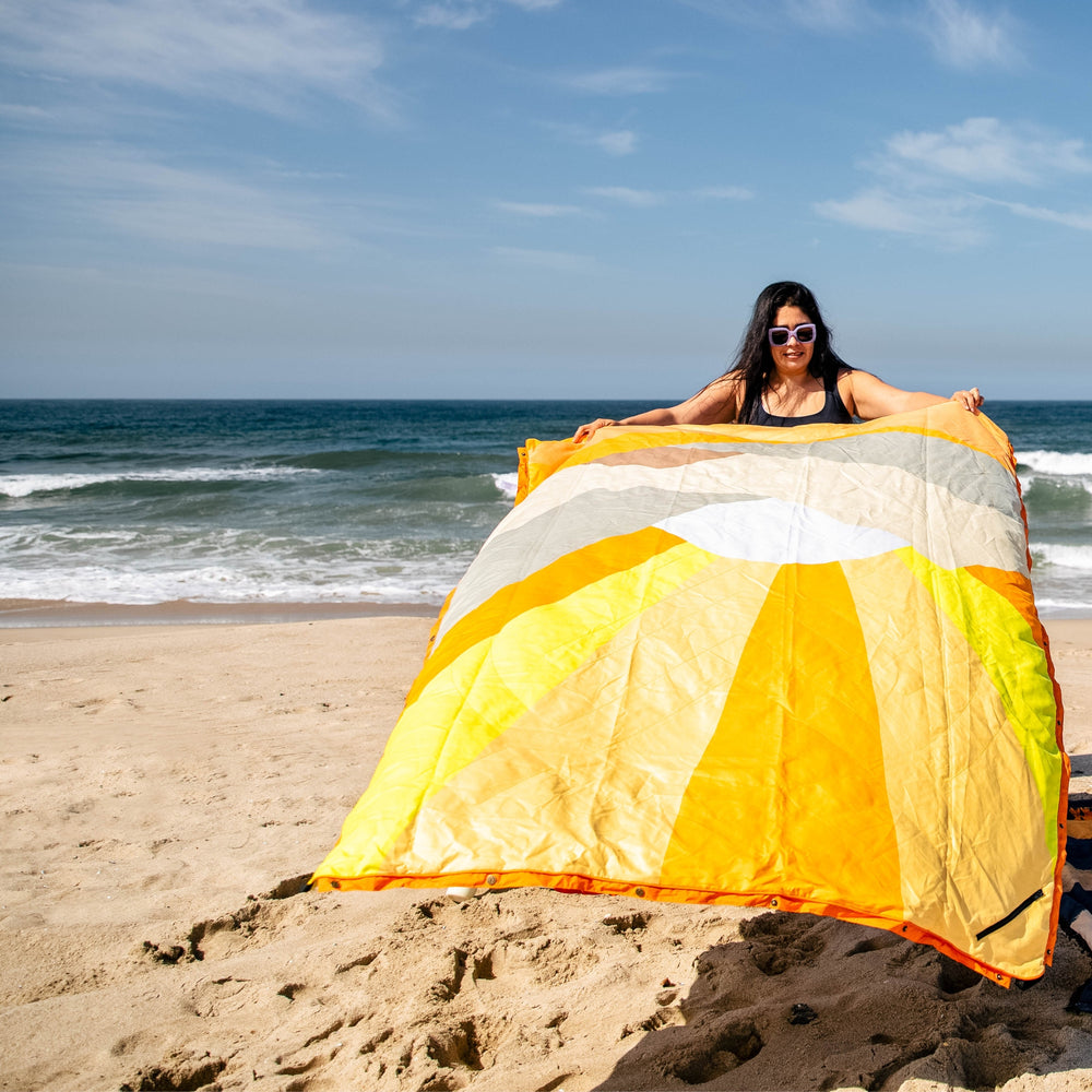VOITED Compact Picnic & Beach Blanket  - Sunscape