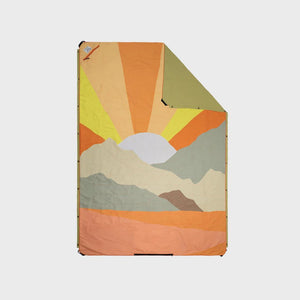 VOITED Original Picnic & Beach Blanket - Sunscape/Dusty Sand