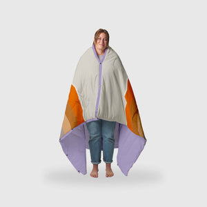 VOITED Recycled Ripstop Outdoor Camping Blanket - Camp Vibes Powder/Lavender