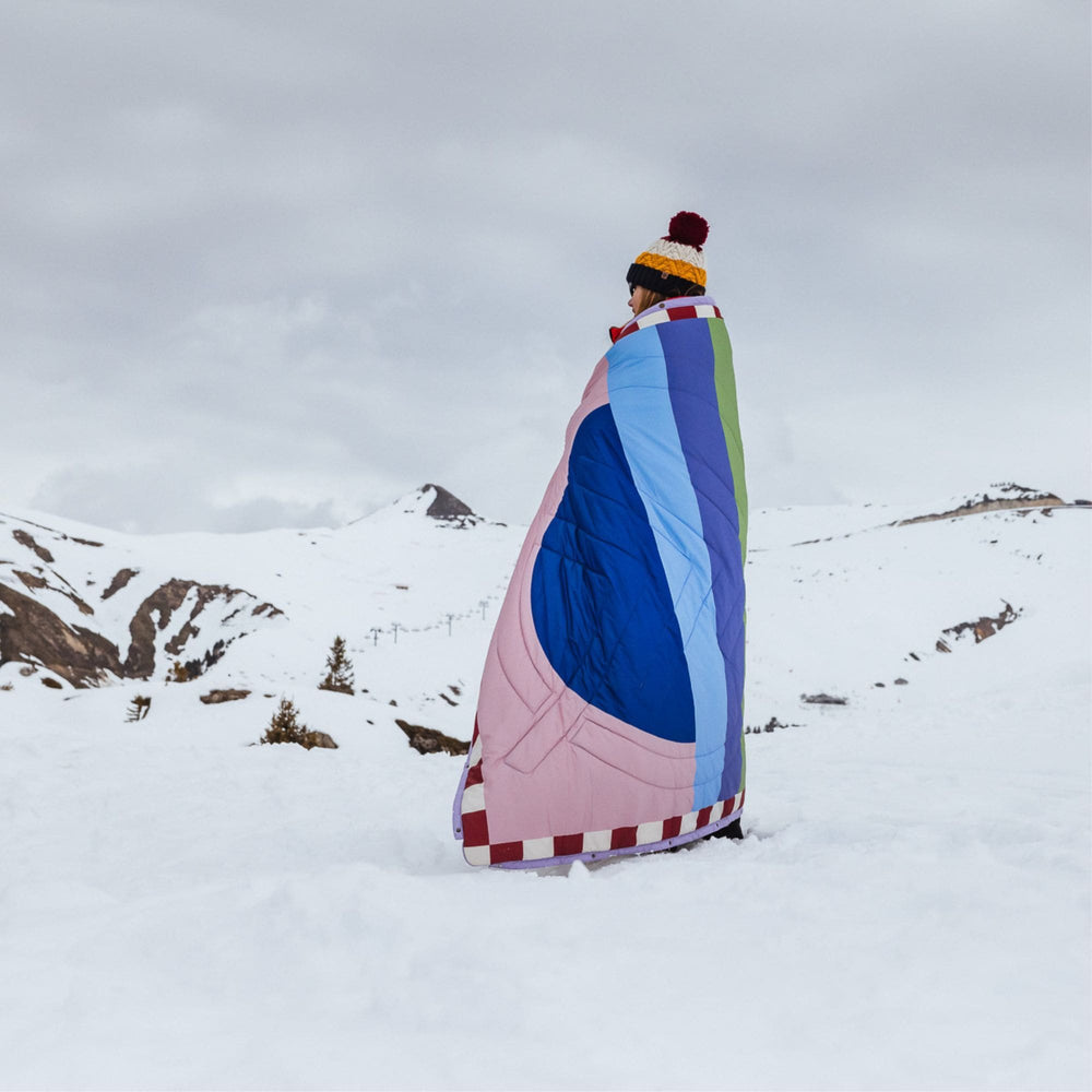 VOITED Recycled Ripstop Outdoor Camping Blanket - Moon River